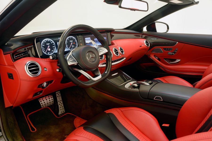 Интерьер Mercedes-AMG S63 850 Cabriolet by Brabus 2016 года  (фото 7 из 50)